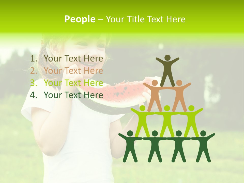 Outsides Summertime Park PowerPoint Template