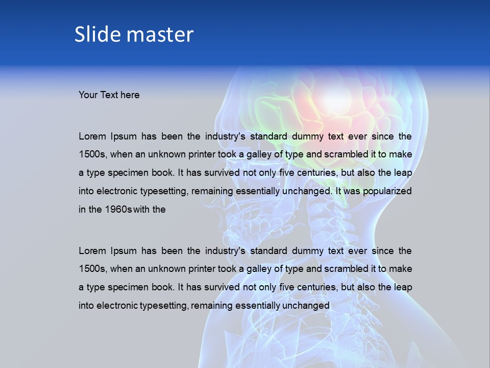 Wonder Metallic Human PowerPoint Template