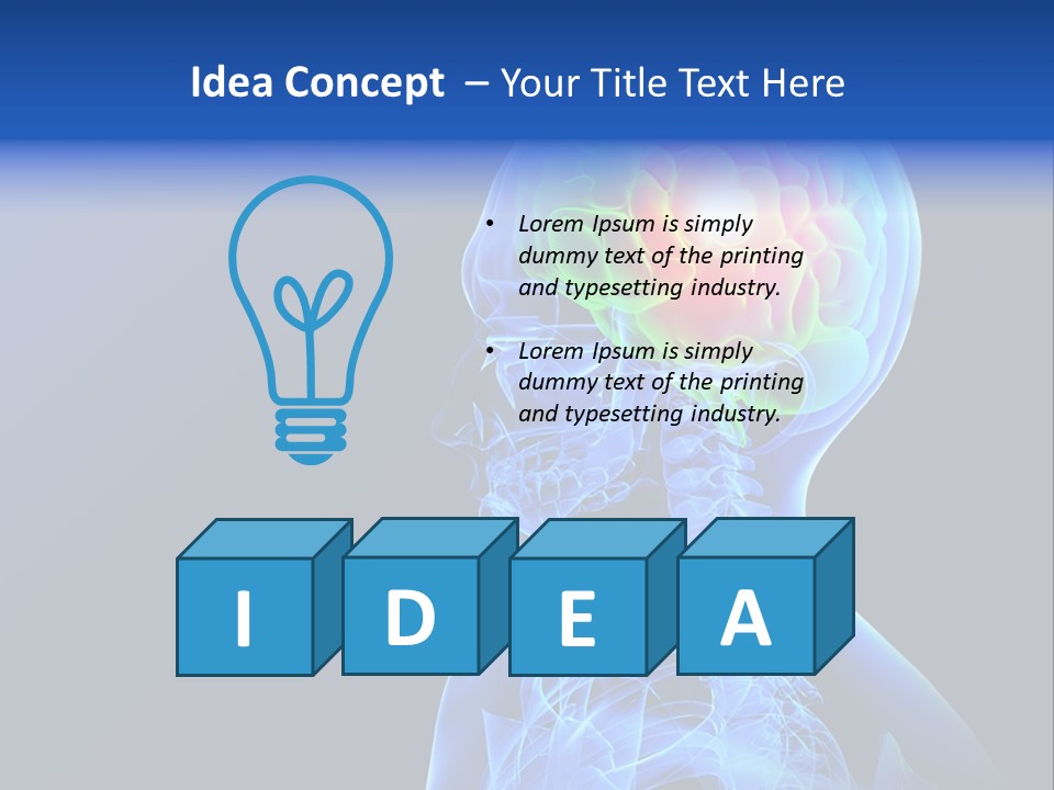 Wonder Metallic Human PowerPoint Template