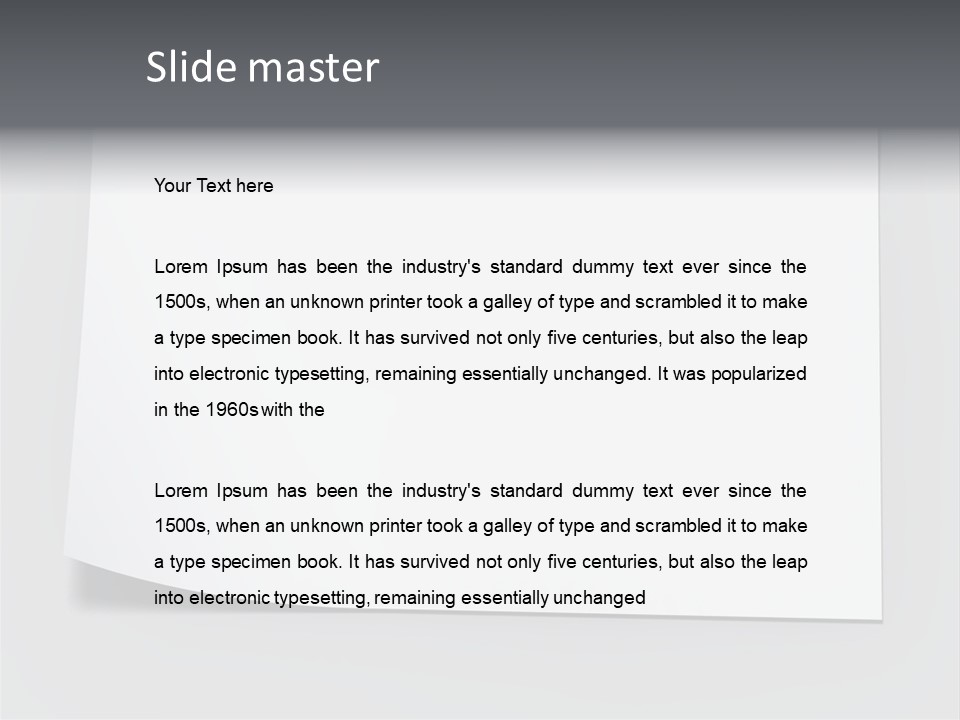 Pattern Illustration Text PowerPoint Template