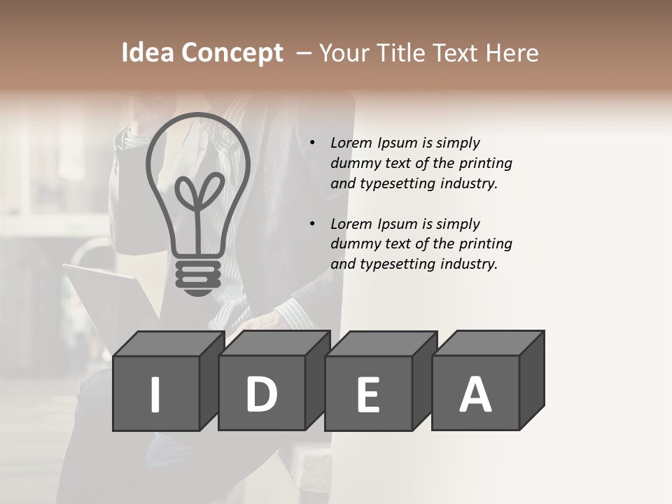 People Success Men PowerPoint Template