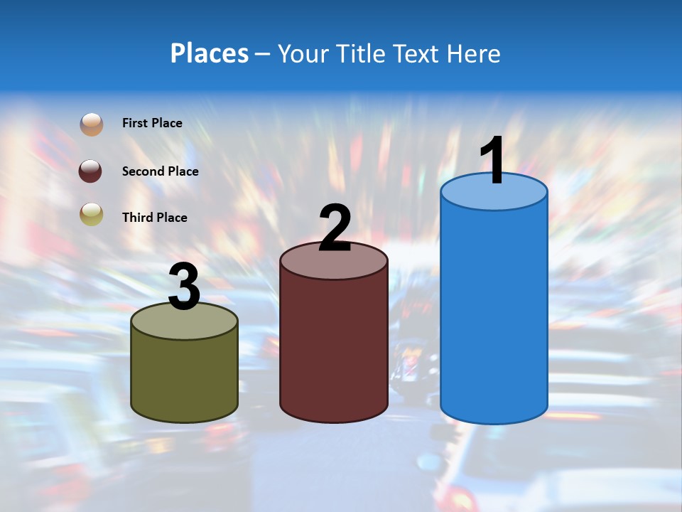 Traffic Direction City PowerPoint Template