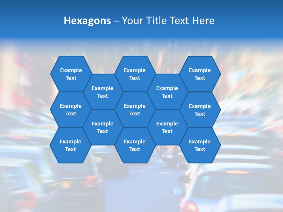 Traffic Direction City PowerPoint Template
