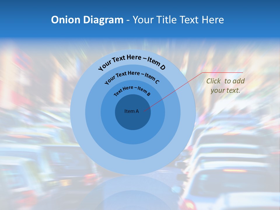 Traffic Direction City PowerPoint Template