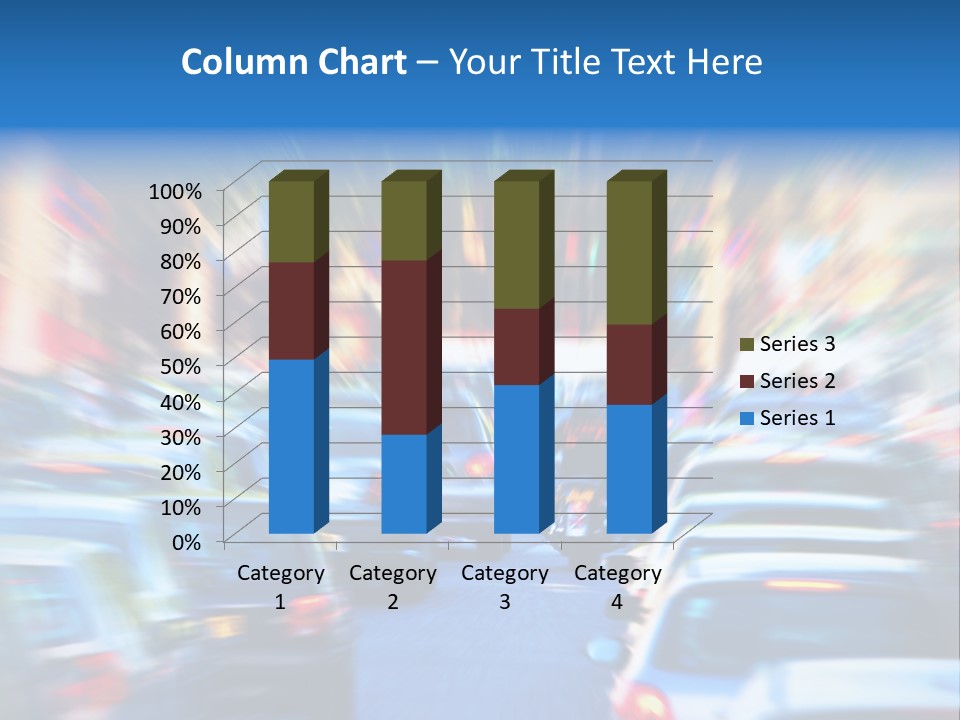 Traffic Direction City PowerPoint Template