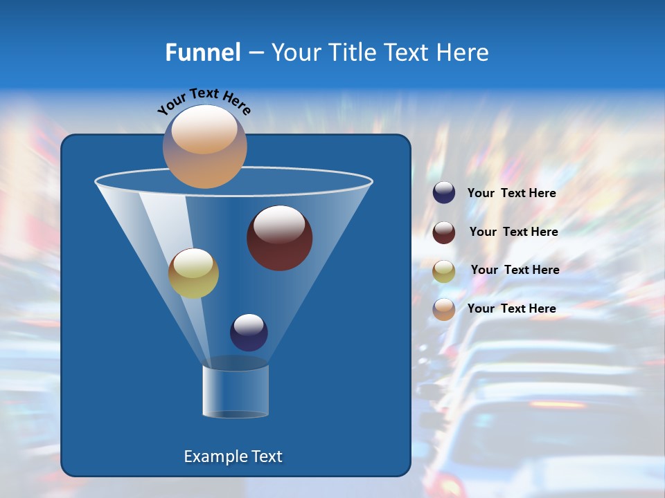 Traffic Direction City PowerPoint Template