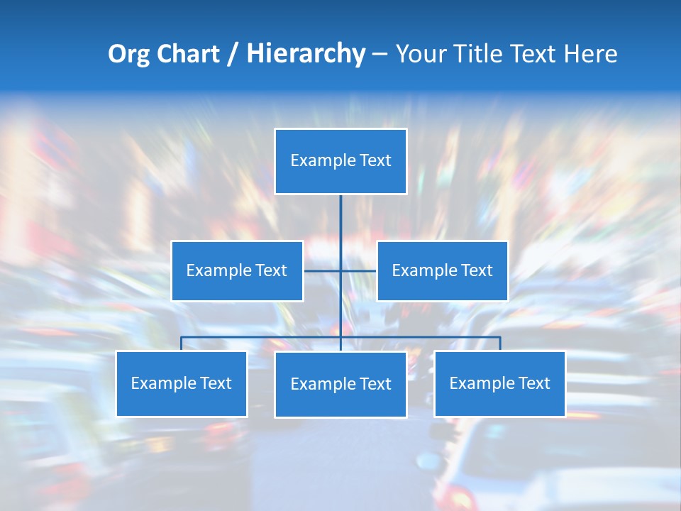 Traffic Direction City PowerPoint Template