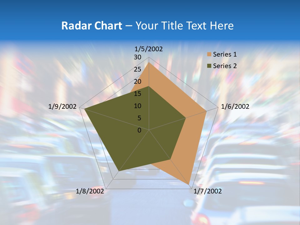 Traffic Direction City PowerPoint Template