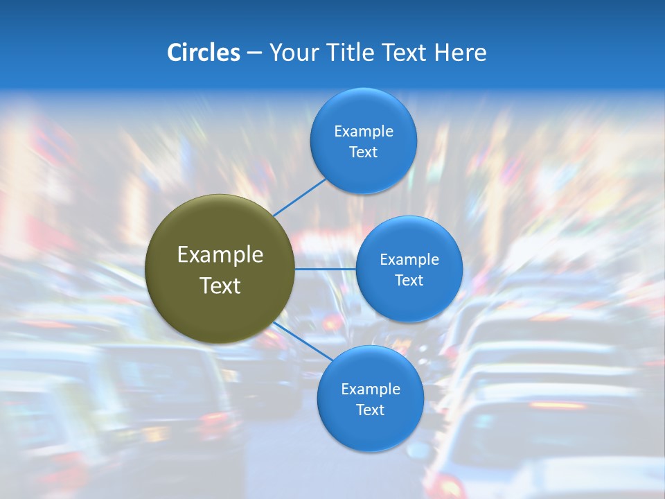 Traffic Direction City PowerPoint Template