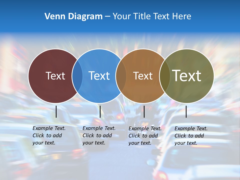 Traffic Direction City PowerPoint Template