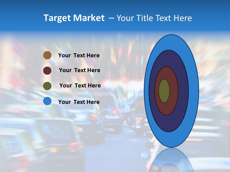 Traffic Direction City PowerPoint Template