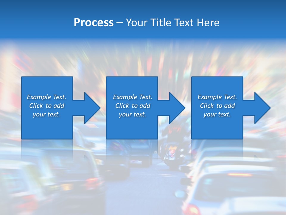 Traffic Direction City PowerPoint Template