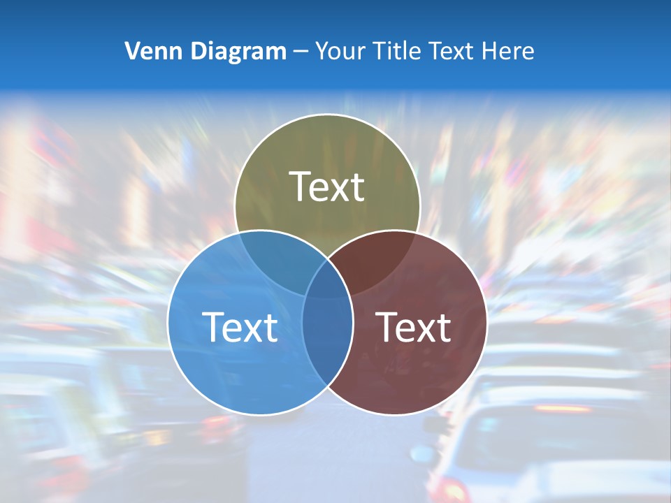 Traffic Direction City PowerPoint Template