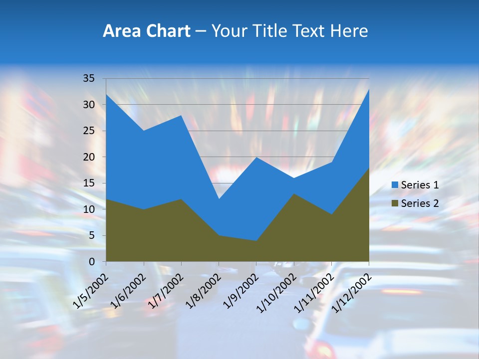 Traffic Direction City PowerPoint Template