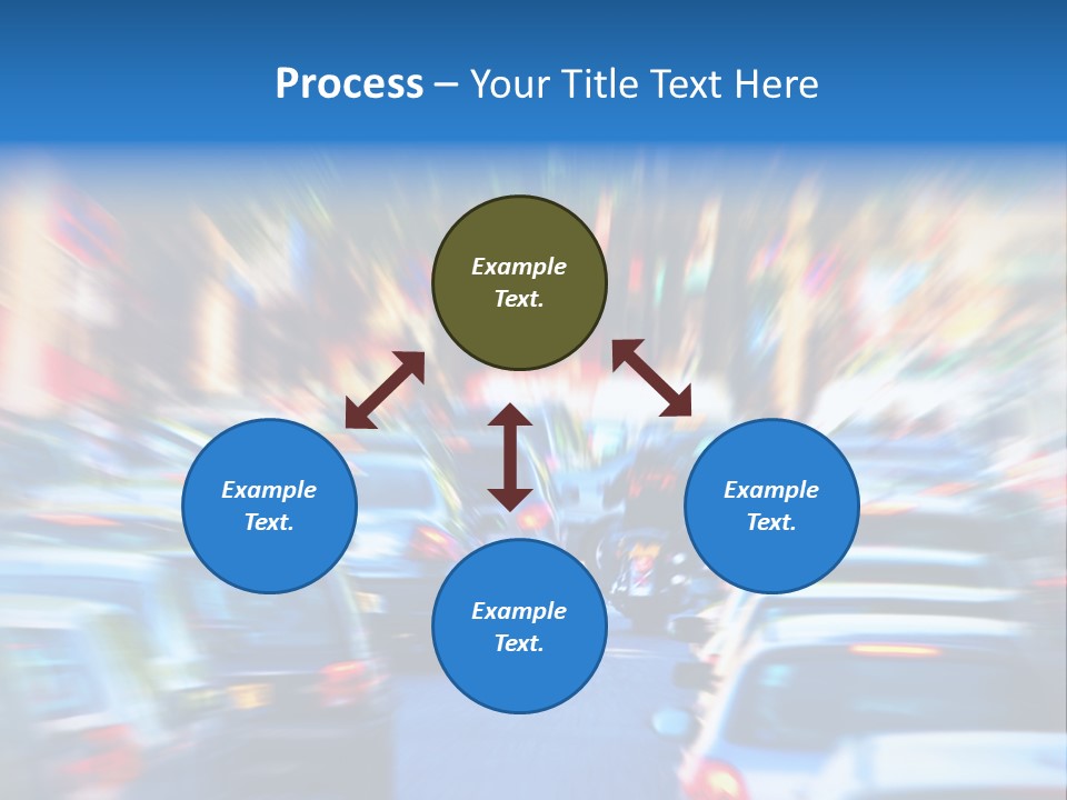 Traffic Direction City PowerPoint Template