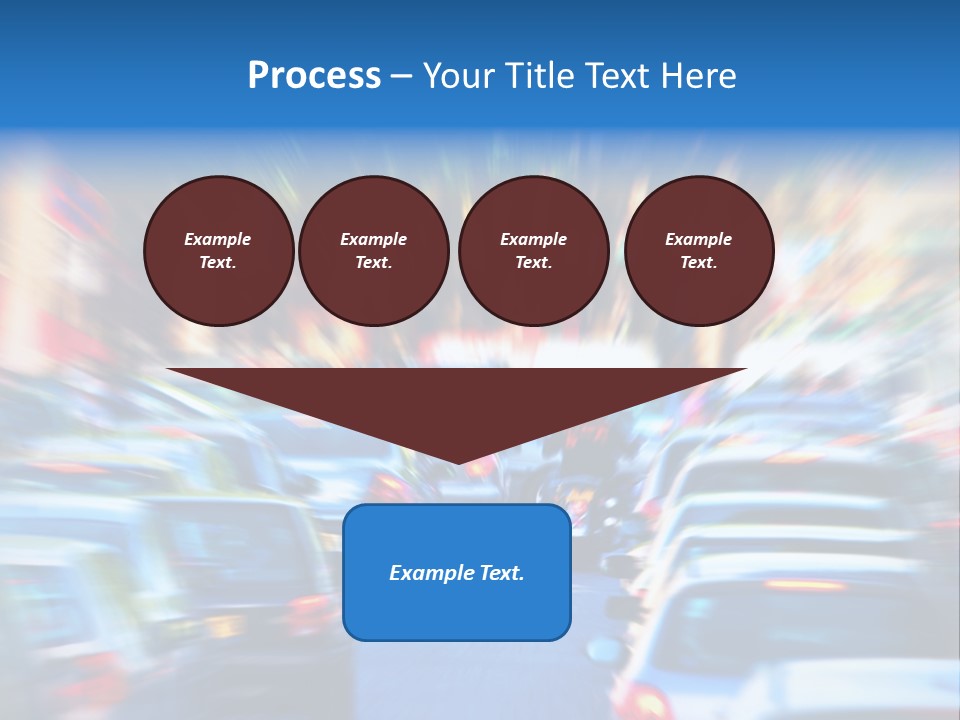 Traffic Direction City PowerPoint Template
