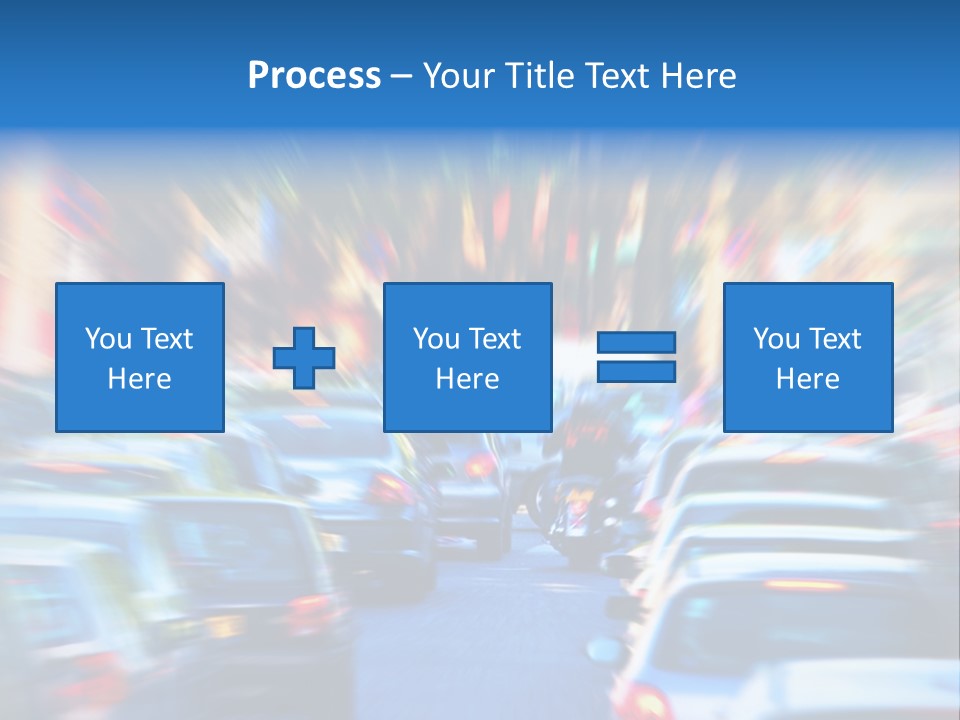 Traffic Direction City PowerPoint Template