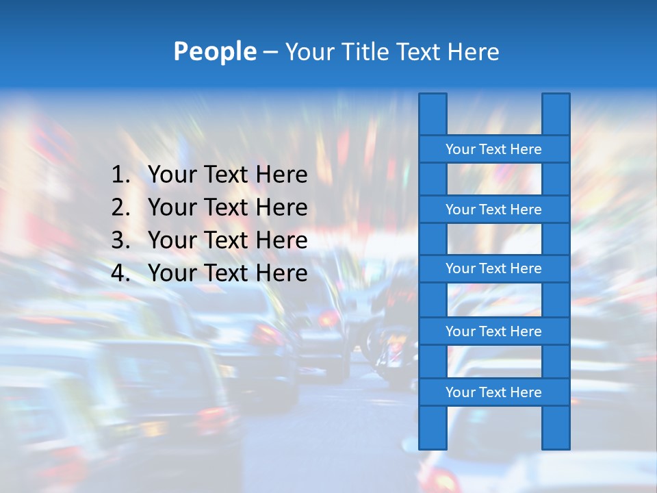 Traffic Direction City PowerPoint Template