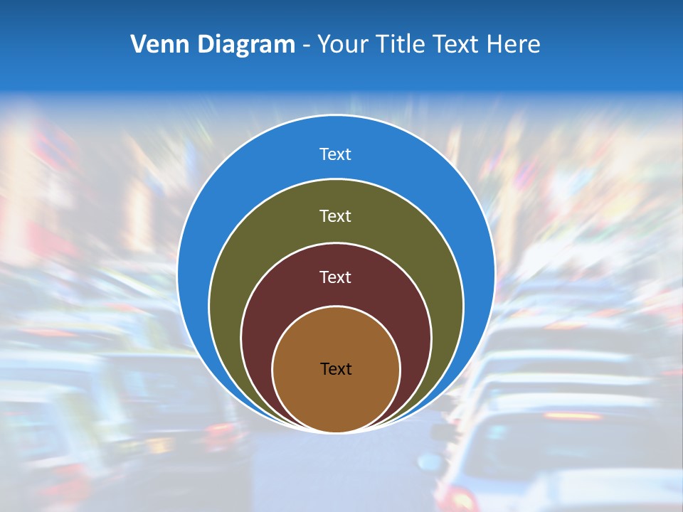Traffic Direction City PowerPoint Template