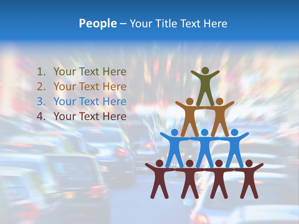 Traffic Direction City PowerPoint Template