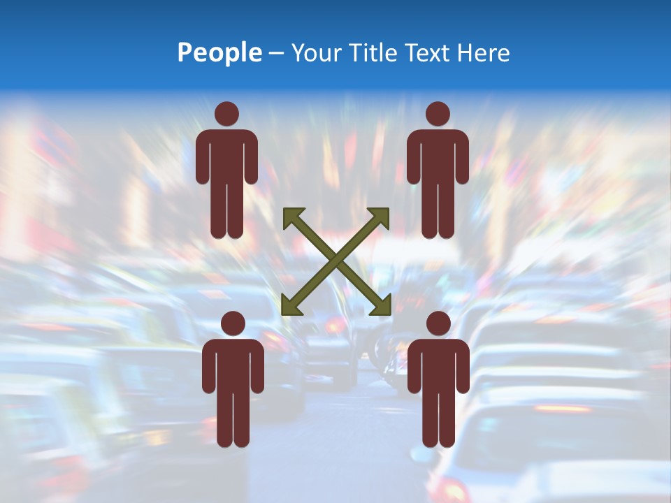 Traffic Direction City PowerPoint Template