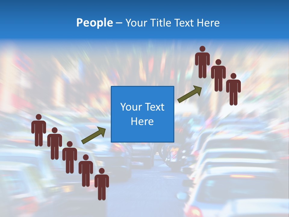 Traffic Direction City PowerPoint Template