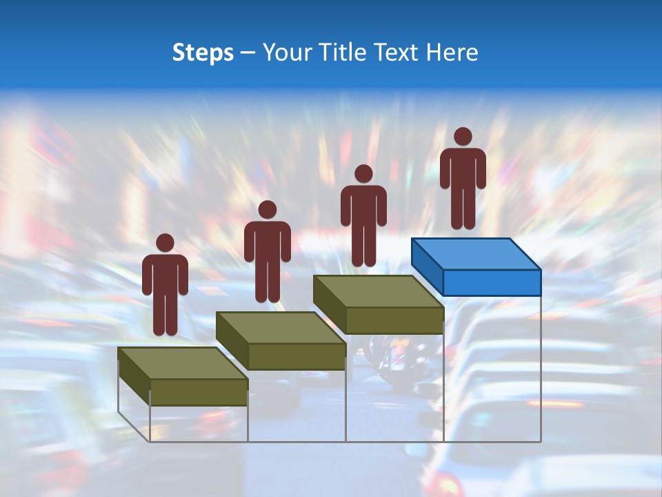 Traffic Direction City PowerPoint Template