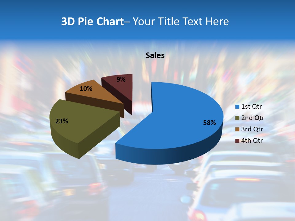 Traffic Direction City PowerPoint Template