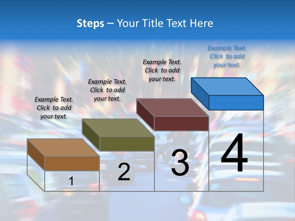 Traffic Direction City PowerPoint Template