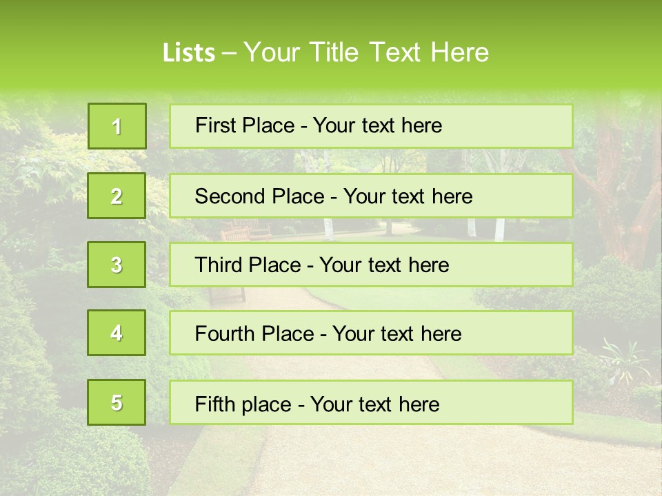 Commercial Landscaping PowerPoint Template