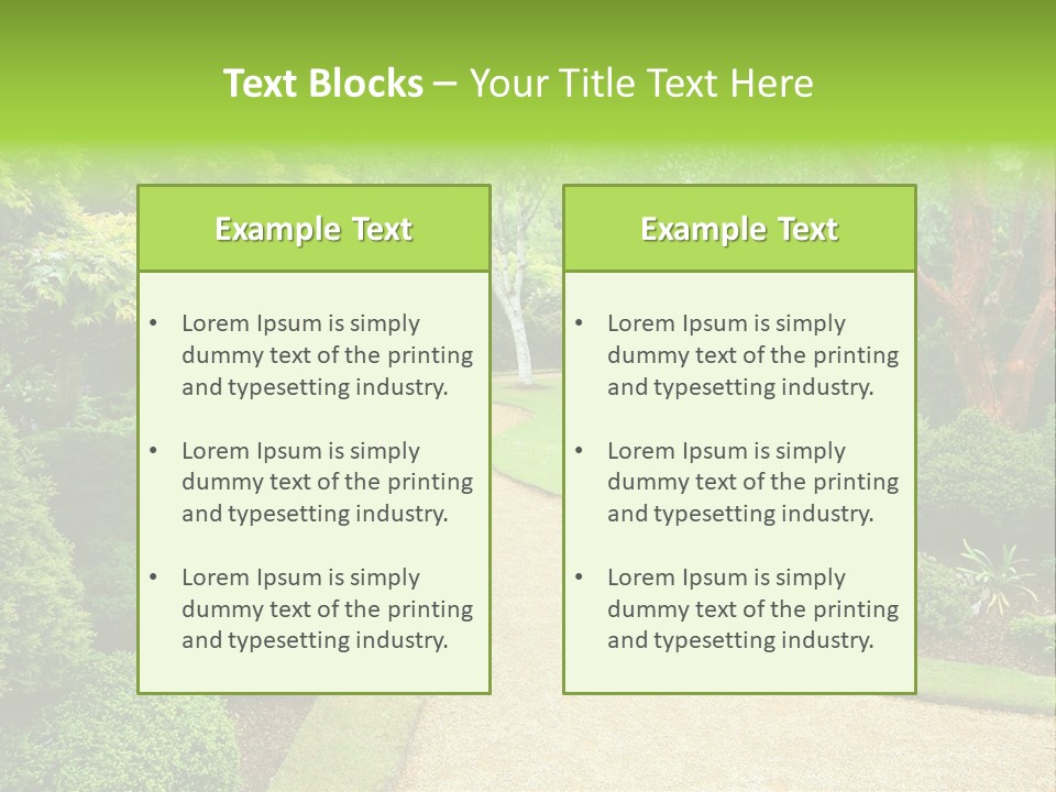 Commercial Landscaping PowerPoint Template