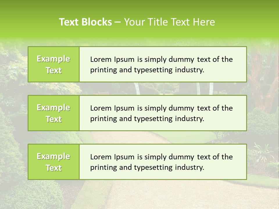 Commercial Landscaping PowerPoint Template