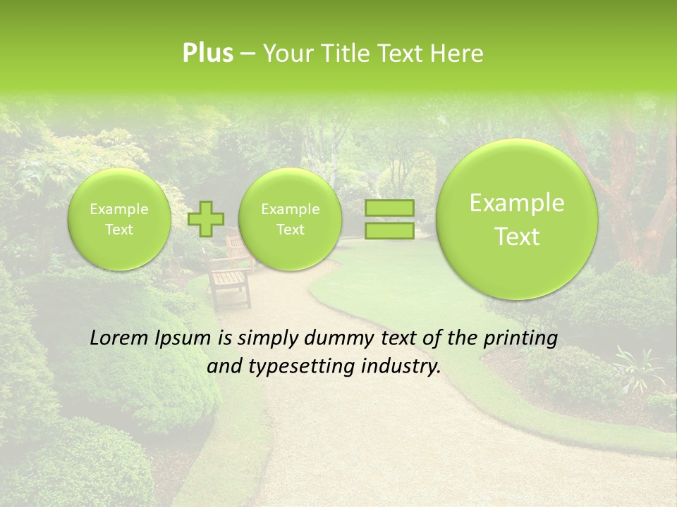 Commercial Landscaping PowerPoint Template