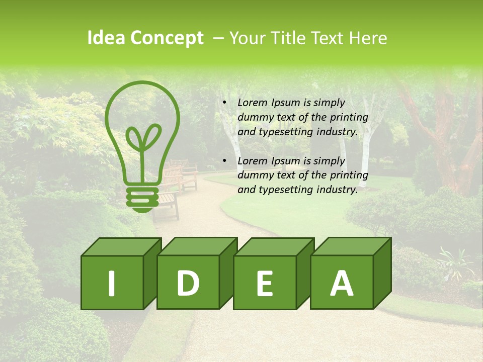Commercial Landscaping PowerPoint Template