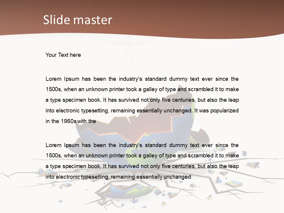 Year Collision Earth PowerPoint Template