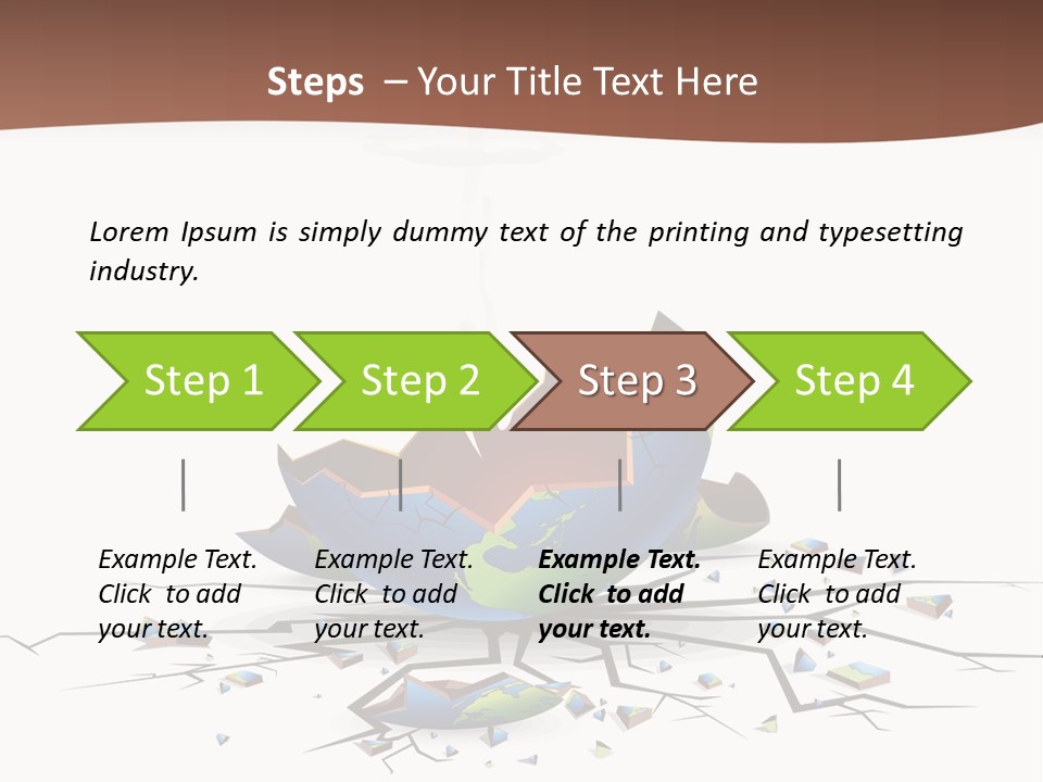 Year Collision Earth PowerPoint Template