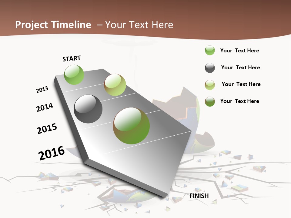 Year Collision Earth PowerPoint Template