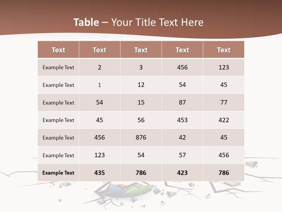 Year Collision Earth PowerPoint Template