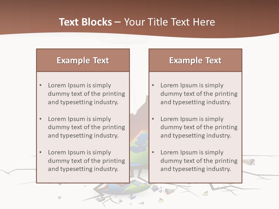 Year Collision Earth PowerPoint Template