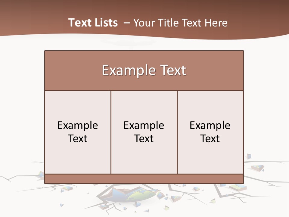 Year Collision Earth PowerPoint Template