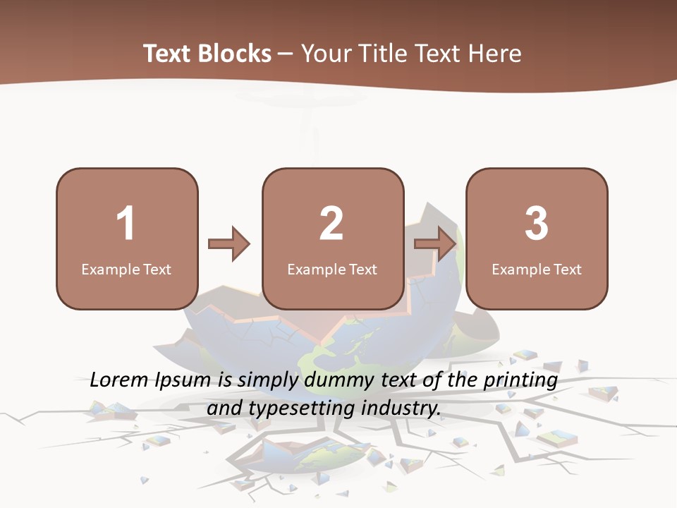 Year Collision Earth PowerPoint Template