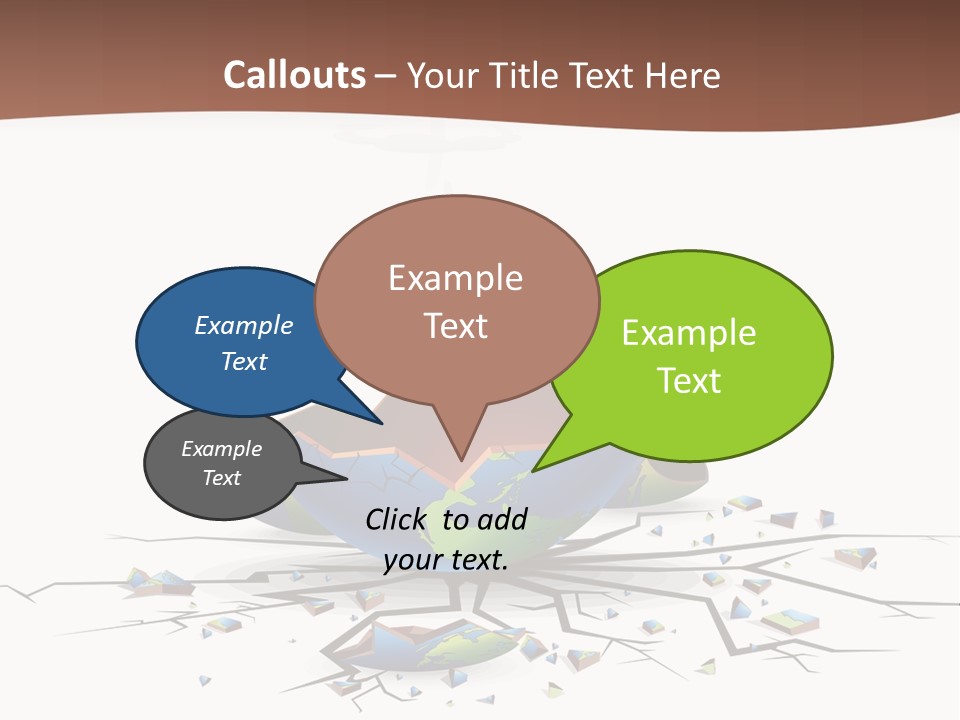 Year Collision Earth PowerPoint Template