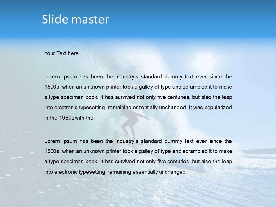 Sea Sports Revolution PowerPoint Template