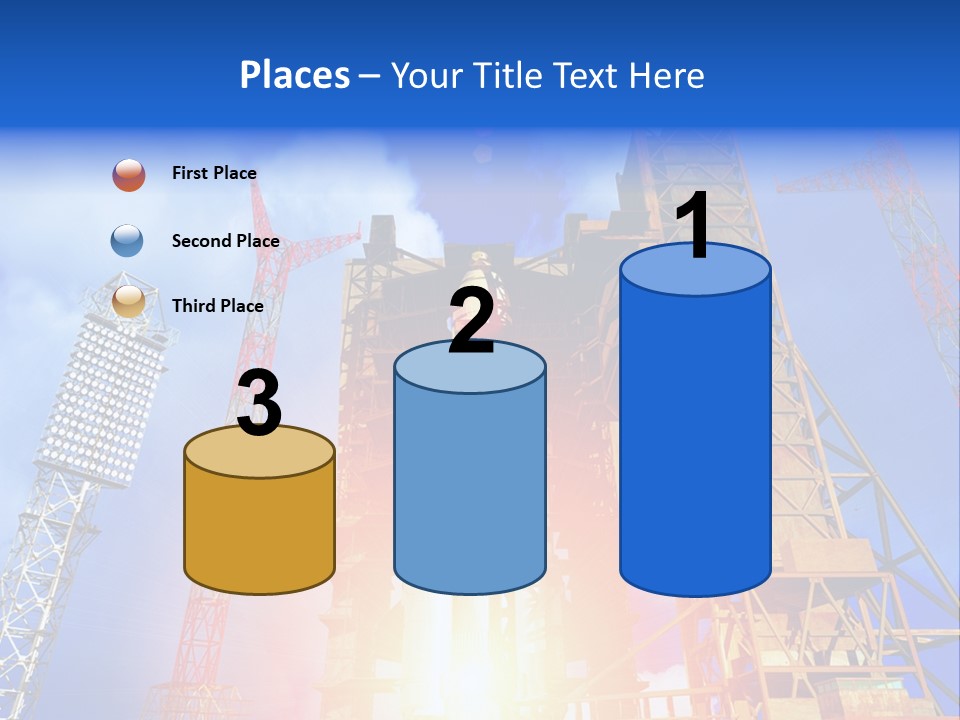 Flight Countdown Cosmonaut PowerPoint Template