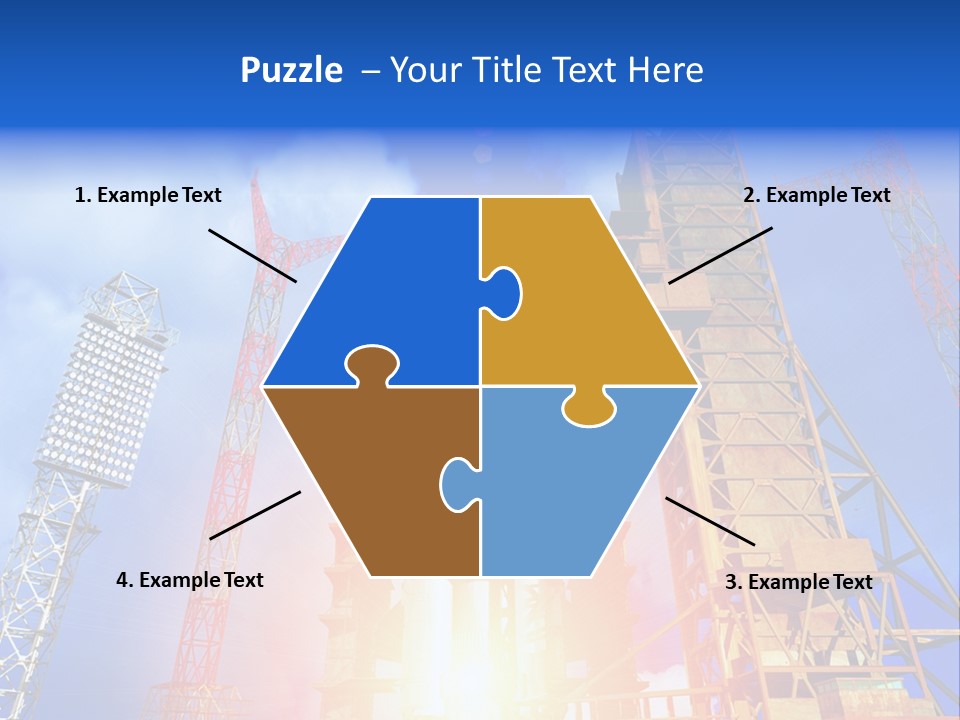 Flight Countdown Cosmonaut PowerPoint Template