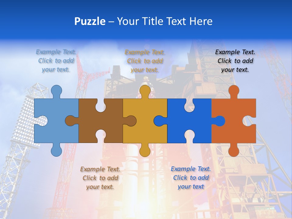 Flight Countdown Cosmonaut PowerPoint Template
