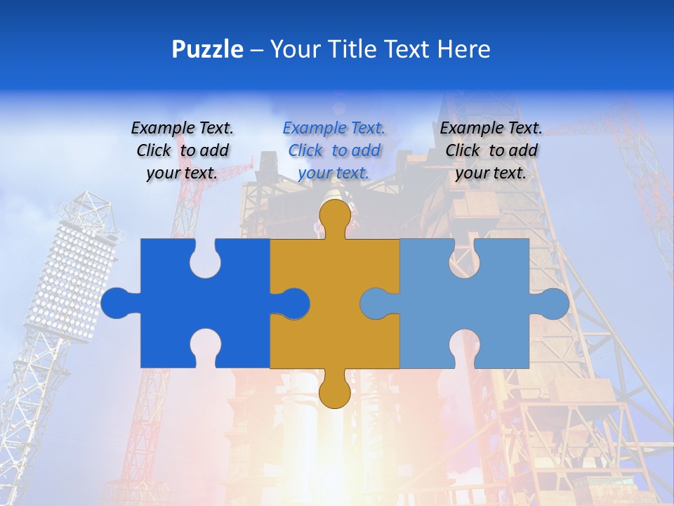 Flight Countdown Cosmonaut PowerPoint Template