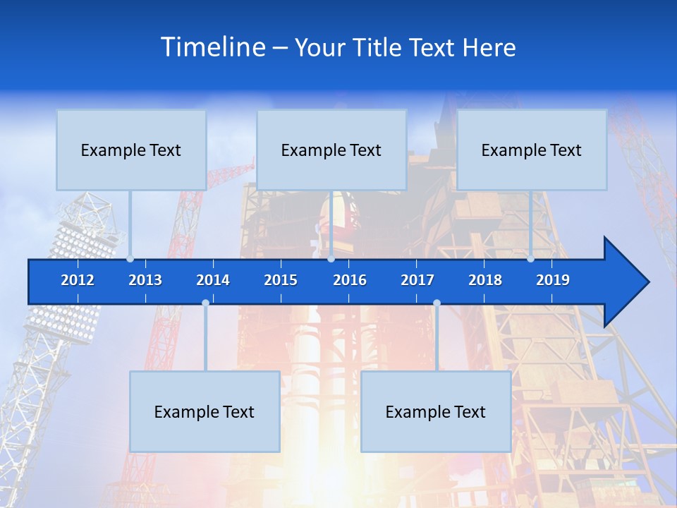 Flight Countdown Cosmonaut PowerPoint Template