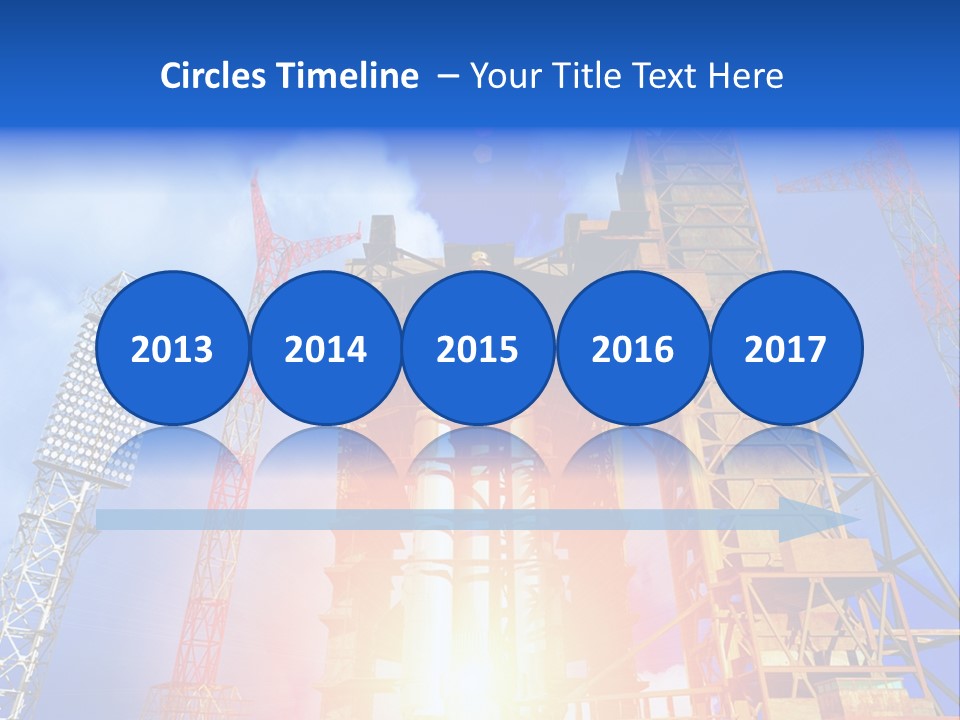 Flight Countdown Cosmonaut PowerPoint Template