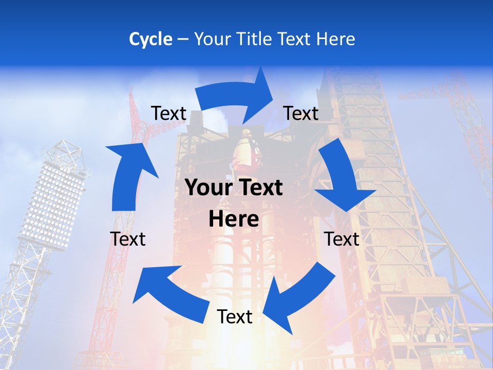 Flight Countdown Cosmonaut PowerPoint Template